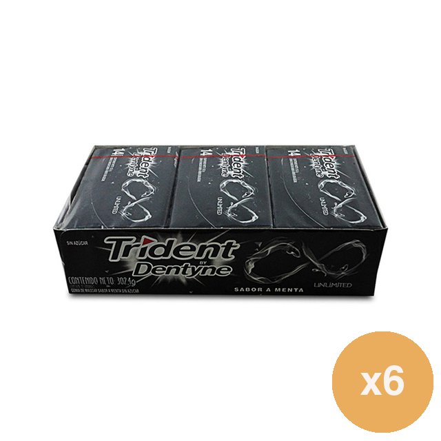 Trident Unlimited 26gr Chicle, Snack Dulce, Trident Trident Unlimited 26gr Chicle, Snack Dulce, Trident