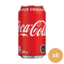 Coca Cola Original Lata 350cc Bebidas, Coca Cola, Entel