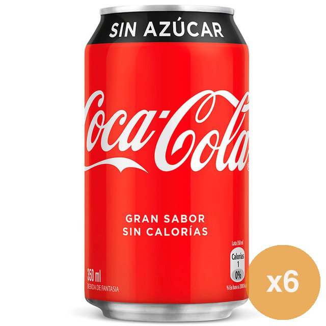 Coca Cola Zero Lata 350cc Bebidas, Coca Cola, Entel, Sin Azúcar Coca Cola Zero Lata 350cc Bebidas, Coca Cola, Entel, Sin Azúcar